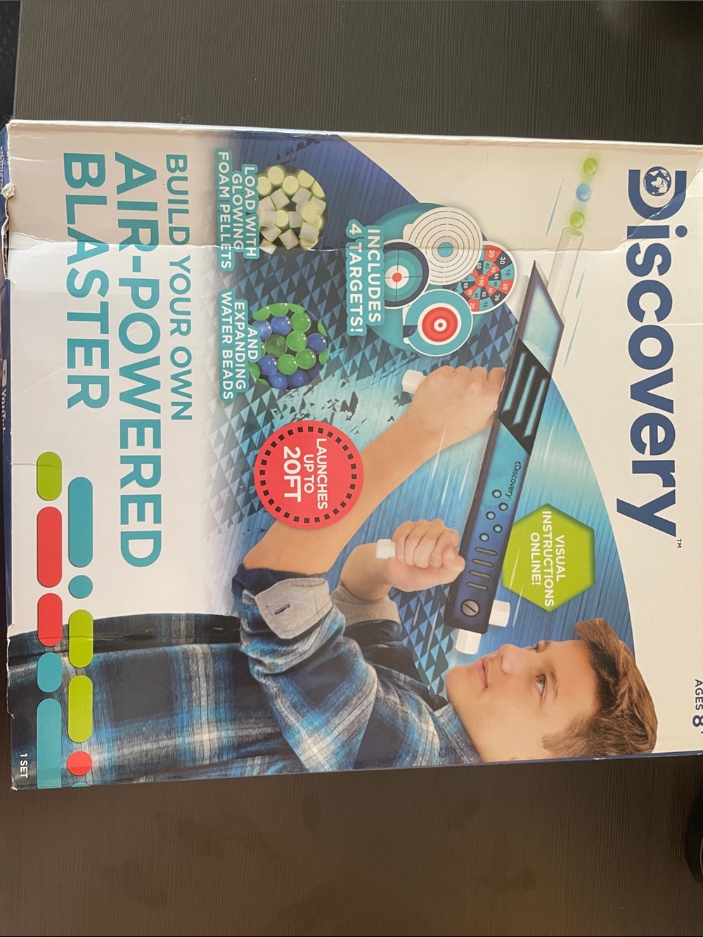 Discovery Build Your Own Air-Powered Blaster STEM Kit NEW